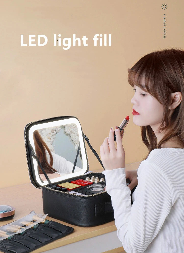 Etui cosmétique 4.2 par LED avec miroir